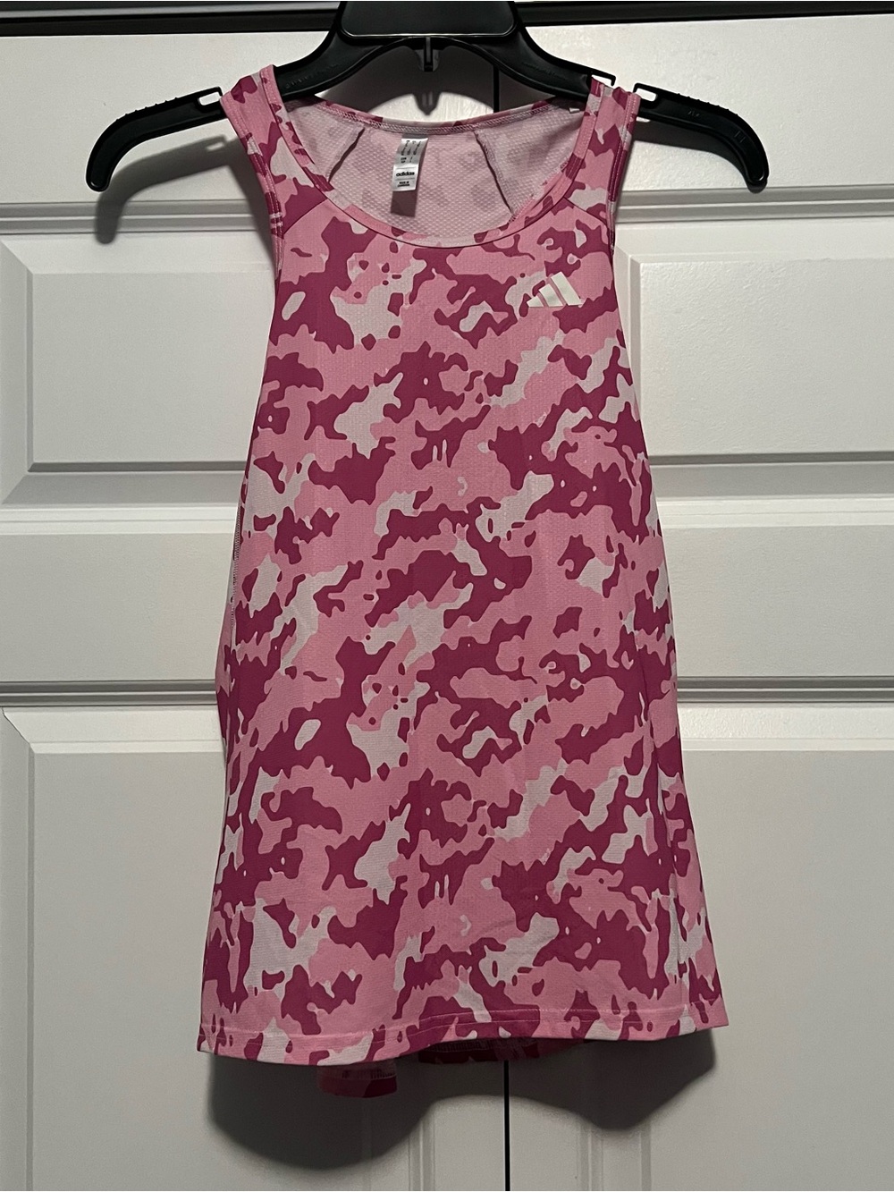 Adidas Pink & Magenta Camouflage Aeroready Tank Top